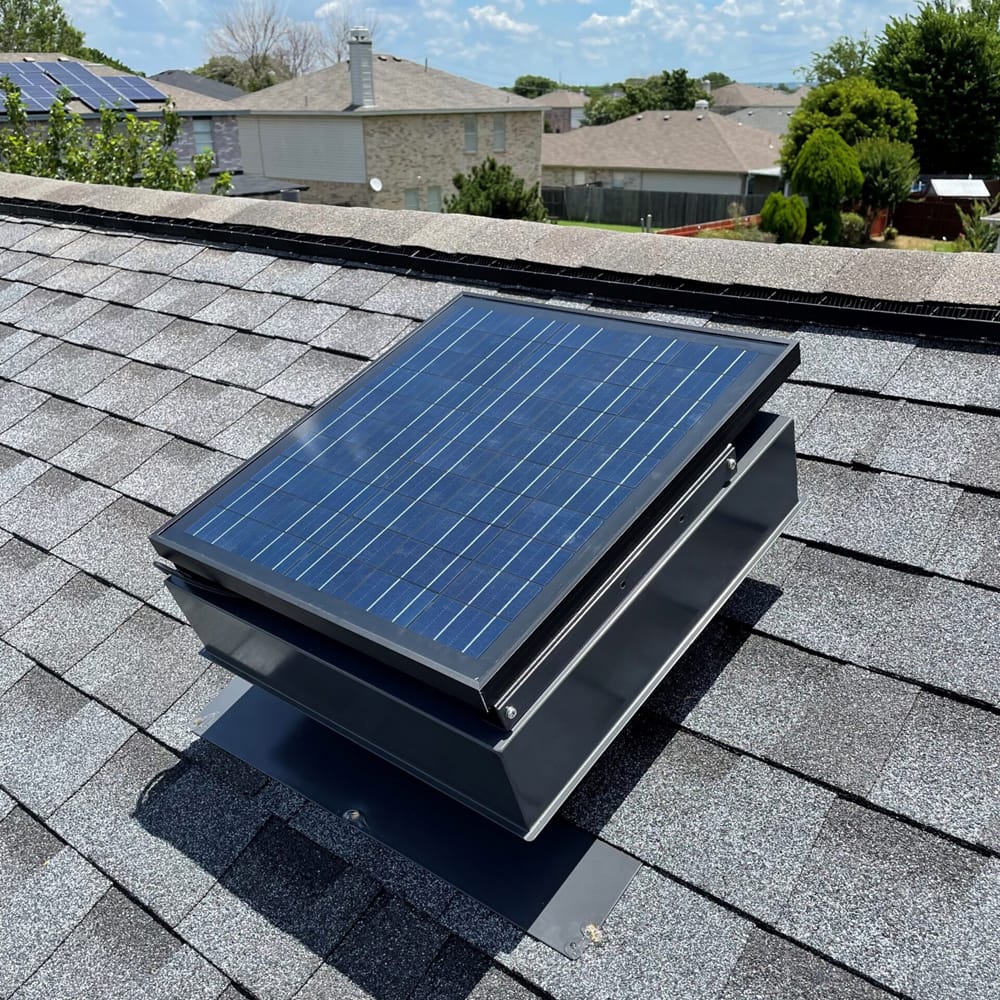 solar attic fan