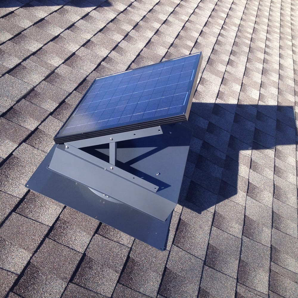 solar attic fan